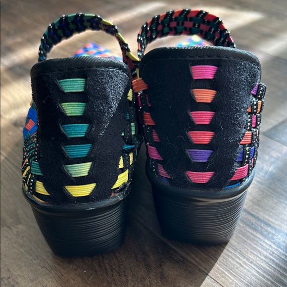 bernie mev. Multicolor Woven Wedges - Picture 5 of 13